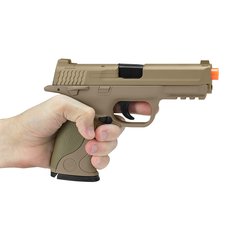 PISTOLA DE AIRSOFT SPRING MP40 G51D DESERT SLIDE METAL 6MM - GALAXY - QG Airsoft | A Maior Loja de Airsoft do Brasil | Tudo para Airsoft