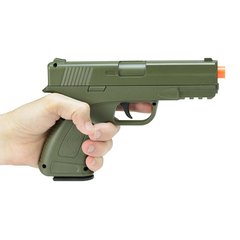 PISTOLA DE AIRSOFT SPRING G39G GREEN FULL METAL 6MM - GALAXY na internet