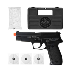 PISTOLA DE AIRSOFT SPRING HS-226 6MM-QGK+MALETA+BBS+ALVO