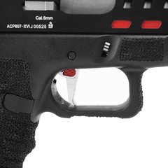 QGK SCORPION D-MOD BK À GÁS GBB 6MM - PISTOLA DE AIRSOFT CO2