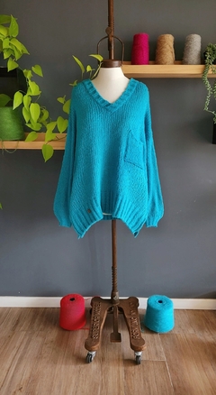 Sweater DHARMA Turquesa - Pura Vida Sweaters