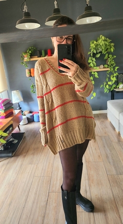 sweater V I D H A Camel - tienda online