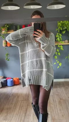 sweater V I D H A Gris melange