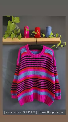 s w e a t e r S I R I O magenta - Pura Vida Sweaters