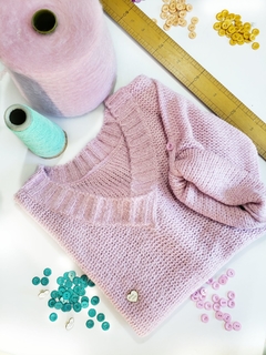 Sweater ARIES Rosa Pastel - Pura Vida Sweaters