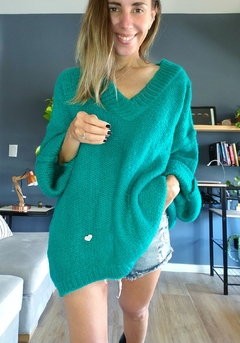 Sweater ARIES Verde esmeralda en internet