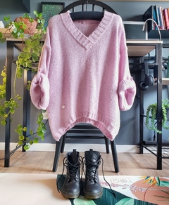 Sweater ARIES Rosa Pastel - comprar online