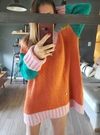 Sweater SAMURAI Naranja/Verde/Rosa