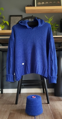 Imagen de Sweater buzo CÚSPIDE Azul marino