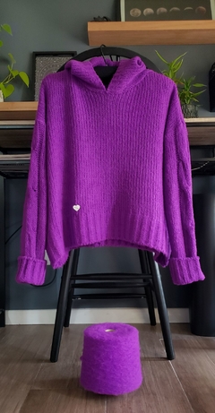 Sweater buzo CÚSPIDE Violeta en internet