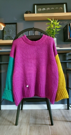 sweater ALQUIMIA obispo/verde/mostaza - tienda online