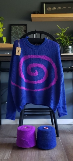 Sweater EXPANSIÓN Azul/violeta - Pura Vida Sweaters