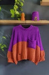 sweater ÁVALON obispo/ narranja