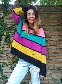 Sweater JEDI negro/mostaza/violet/verde/rosafluo - Pura Vida Sweaters