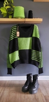 Sweater MATRIX negro/manzana