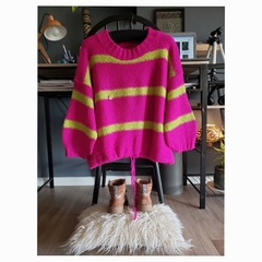 Sweater WATERMELON Magenta/manzana