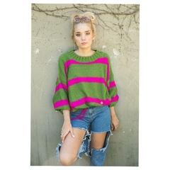 WATERMELON menta/magenta liso - Pura Vida Sweaters