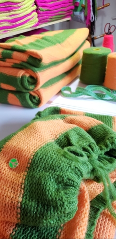 SUGAR Menta/naranja - Pura Vida Sweaters