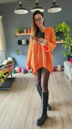 sweater DHARMA Naranja - Pura Vida Sweaters