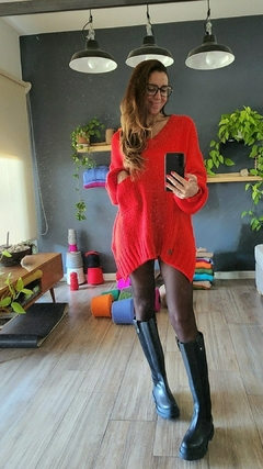 Sweater DHARMA Rojo - Pura Vida Sweaters