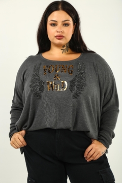 SWEATER HILO OVER 743 - comprar online