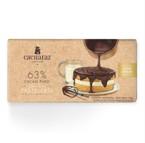 Cachafaz Chocolate Pasteleria 63% Cacao