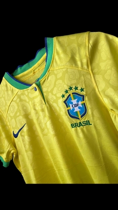 CAMISA FEMININA BRASIL COPA DO MUNDO 22 - comprar online