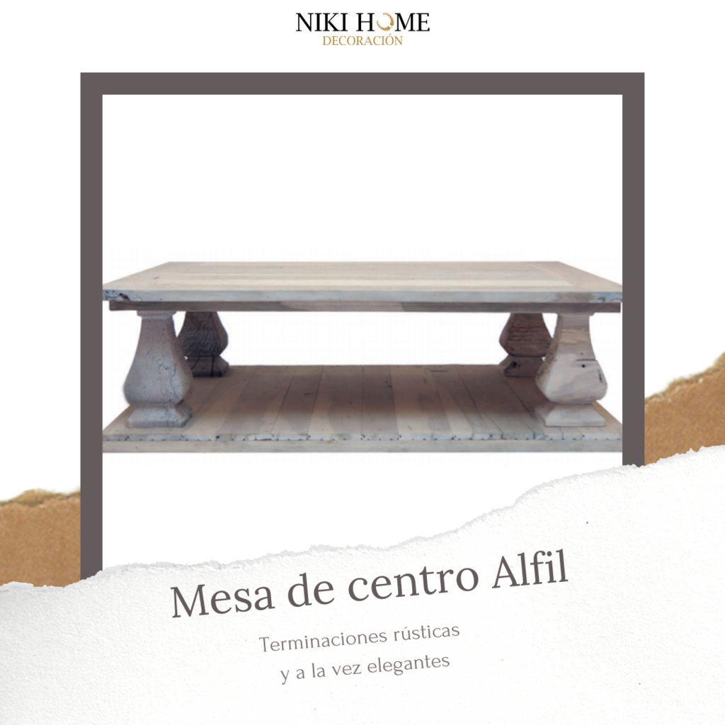 MESA DE CENTRO ALFIL