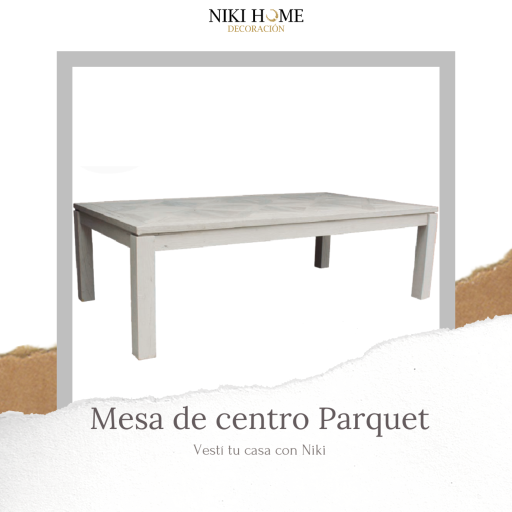 MESA DE CENTRO PARQUET