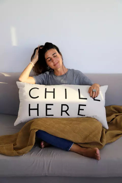 ALMOHADON CHILL HERE RECTANGULAR - comprar online