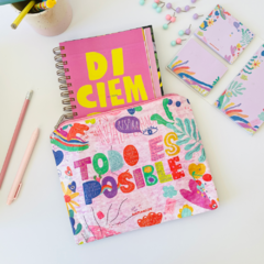 Porta Agenda chico - Todo es posible - comprar online