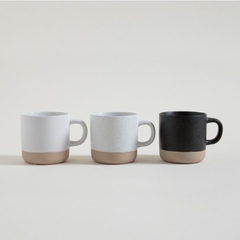 Mug cerámica bicolor - Negro - comprar online