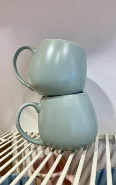 Mug ceramica - verde mate - comprar online