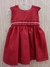 VESTIDO LUXO FESTAS C/ PÉROLAS VERMELHO PN0101