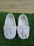 SAPATINHO MOCASSIM BEBÊ C/ CRAVINHOS BRANCO LC0315