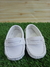 SAPATINHO MOCASSIM BEBÊ MENINO BRANCO LC0312