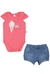 CONJUNTO LUXO BODY+SHORTS BEBÊ MENINA PARAÍSO PR10912 - comprar online