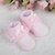 MEIA DE BEBÊ COM BABADINHO E LAÇO POÁ - ROSA LC0031C - comprar online