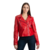 Campera Neo de cuero Rojo - comprar online