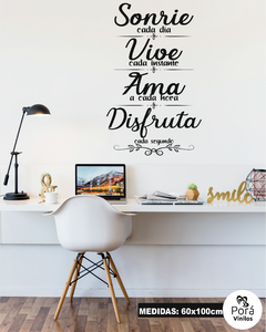 SONRÍE, VIVE,AMA,DISFRUTA