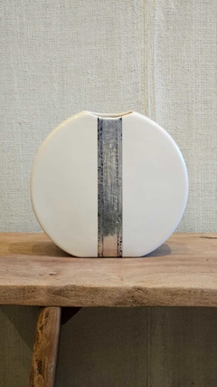 FLORERO DE CERAMICA Y ESTANIO - Cuestion De Diseño