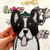 Perrito Bulldog Frances de Lentejuela - comprar online