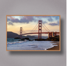 Golden Gate III - Art Telas Molduras