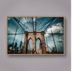 Brooklyn Bridge V - Art Telas Molduras