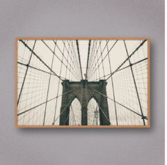 Brooklyn Bridge VII - Art Telas Molduras