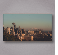 Seattle Skyline - Art Telas Molduras