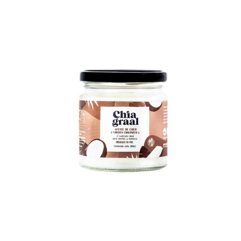 Aceite de coco virgen x 180ml CHIA GRAAL