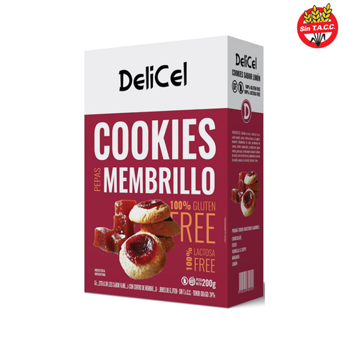 Pepas con membrillo x 200gr DELICEL