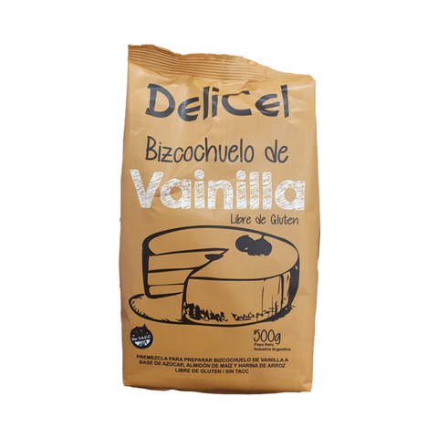 Premezcla Bizcochuelo de Vainilla x 500gr DELICEL