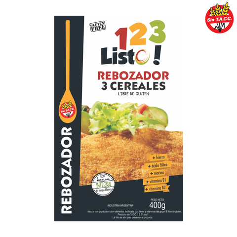 Rebozador 3 cereales 123 LISTO!